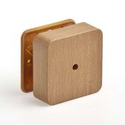 Коробка универсальная для кабель-каналов 80х80х25 бук (светл. основа) IP40 Ruvinil 65005-38М
