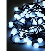 Гирлянда светодиодная «Матовые шарики» OLDBL100-W-E 12м 100LED бел. SHlights OLDBL100-W-E